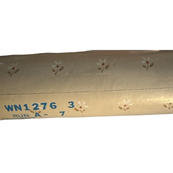 VTG Thomas Strahan Wallpaper Roll Flowers WN1276 3 Run A-7 20 1/2 In 72 IN USA - Picture 3 of 3